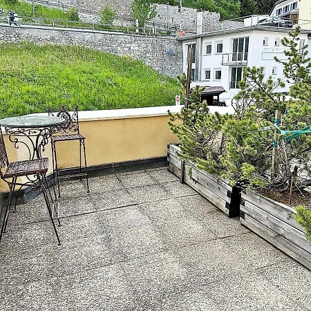 Appartement Kleines Juwel, Zentral, Mit Garage Und Pool - Cb102 à Saint-Moritz Extérieur photo